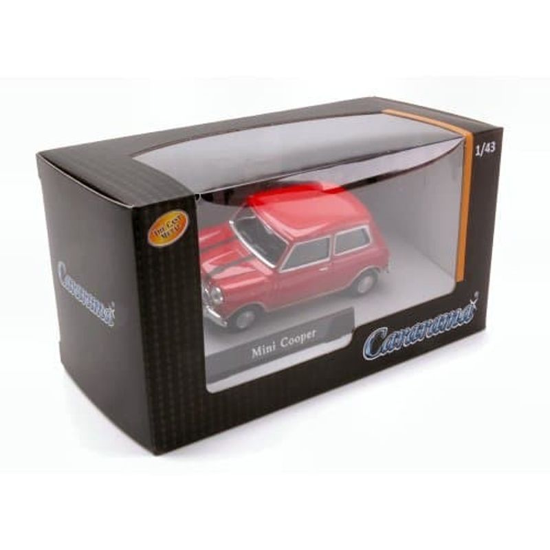 Mini Cooper röd - skala 1:43