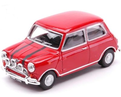 Mini Cooper röd - skala 1:43