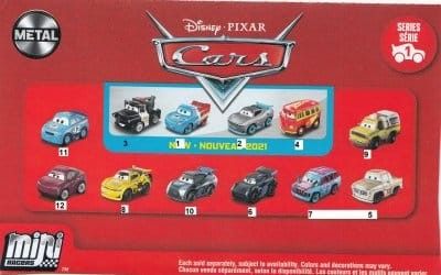 Mini racers Cars (olika bilar) 2021 - Disney Cars