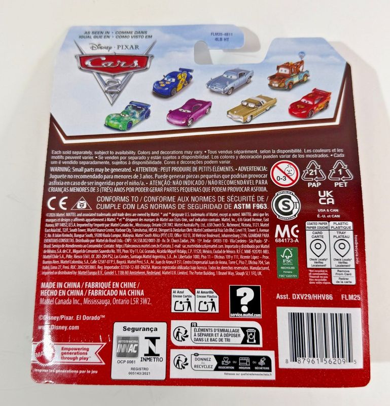 Nigel Gearsley nr 9 - Disney Cars 2 v2026 Anniversary