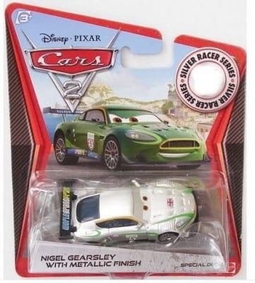 Nigel Gearsley nr 9 i silver metallic - Cars 2