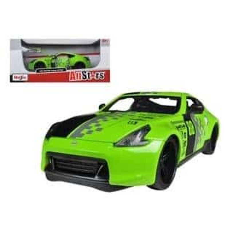 Nissan 370Z no 88 grön 2009 - skala 1:24