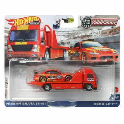 Nissan Silvia S15 "HKS" & Aero Lift - Hot Wheels 1:64