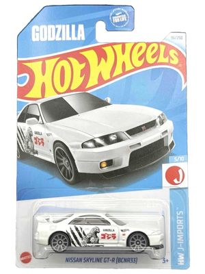 Nissan Skyline GT-R (BCNR33) Godzilla - Hot Wheels 1:64 (beschädigte Verpackung)