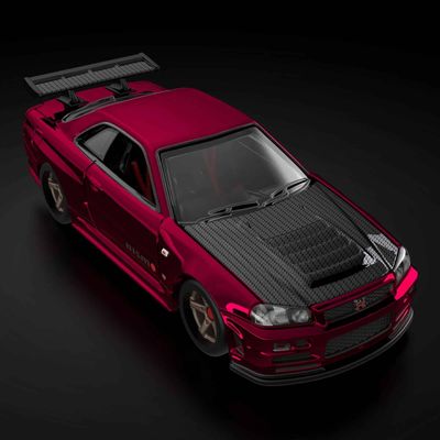 Nissan Skyline GT-R (BNR34) - Hot Wheels RLC Selections 1:64