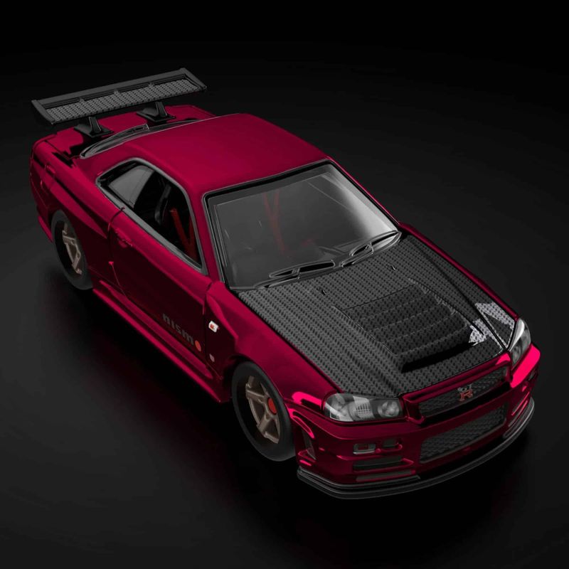 Nissan Skyline GT-R (BNR34) - Hot Wheels RLC Selections 1:64