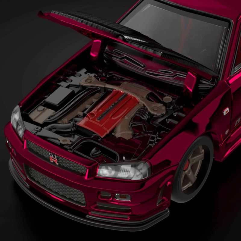 Nissan Skyline GT-R (BNR34) - Hot Wheels RLC Selections 1:64