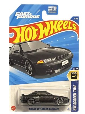 Nissan Skyline GT-R (BNR32) Fast & Furious - Hot Wheels 1:64 (skadad förpackning)