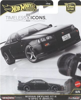 Nissan Skyline GT-R R34 V-Spec II BNR34 - Hot Wheels Car Culture 1:64 Chase