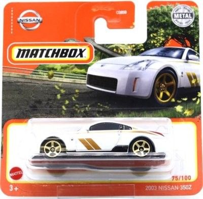 Nissan 350Z 2003 vit - Matchbox 1:64