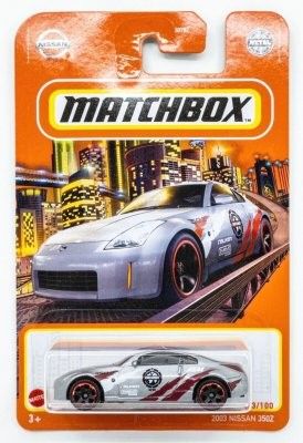 Nissan 350Z 2003 silver - Matchbox 1:64