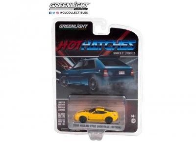 Nissan 370Z gul - Greenlight 1:64