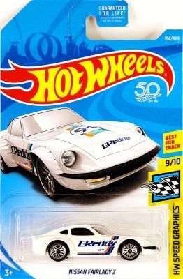 Nissan Fairlady Z vit - Hot Wheels 1:64