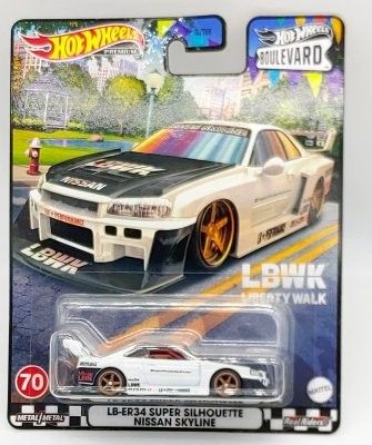 Nissan Skyline LB-ER34 Super Silhouette - Hot Wheels 1:64