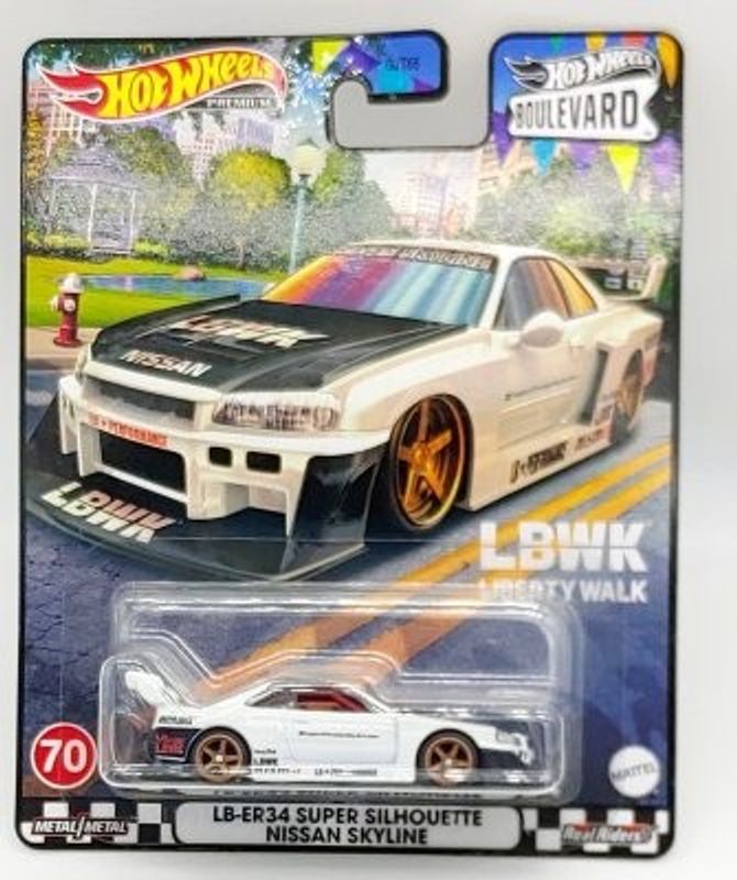 Nissan Skyline LB-ER34 Super Silhouette - Hot Wheels 1:64