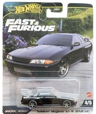 Nissan Skyline GT-R (BNR32) Fast & Furious - Hot Wheels 1:64