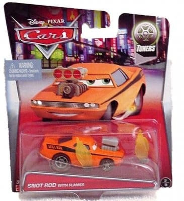 Snot Rod med flammor 2015 - Disney Cars / Bilar
