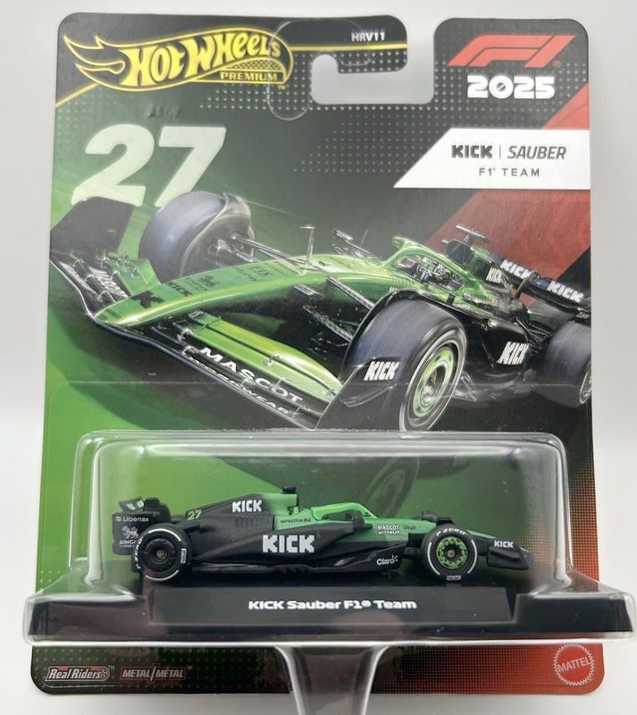F1-series Kick Sauber 2025 #27 Nico Hülkenberg - Hot Wheels 1:64