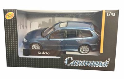 Saab 9-3 Sport Kombi blå - skala 1:43