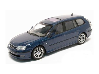 Saab 9-3 Sport Kombi blå - skala 1:43