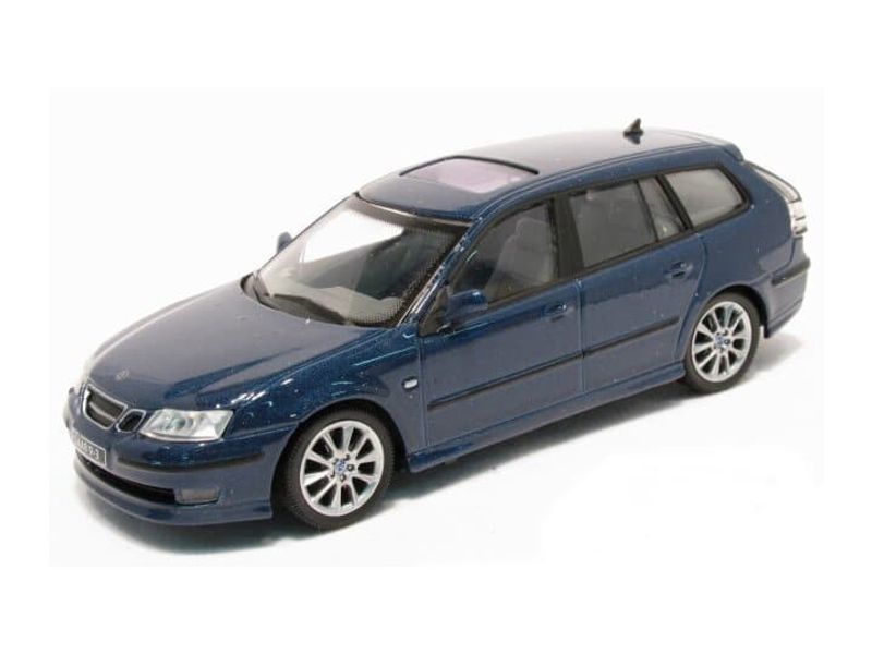 Saab 9-3 Sport Kombi blå - skala 1:43