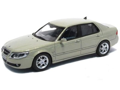 Saab 9-5 Aero 1998 silver/grå- skala 1:43
