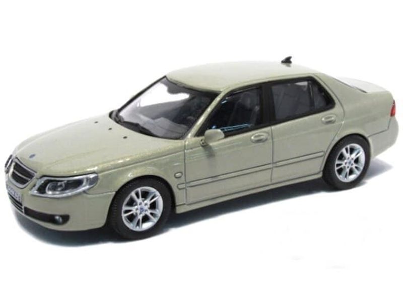 Saab 9-5 Aero 1998 silver/grå- skala 1:43