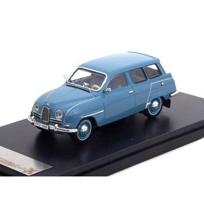 Saab 95 blå 1961 - skala 1:43