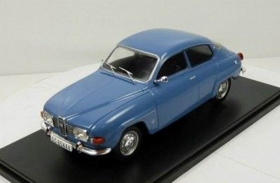 Saab 96 V4 1970 blå - skala 1:24