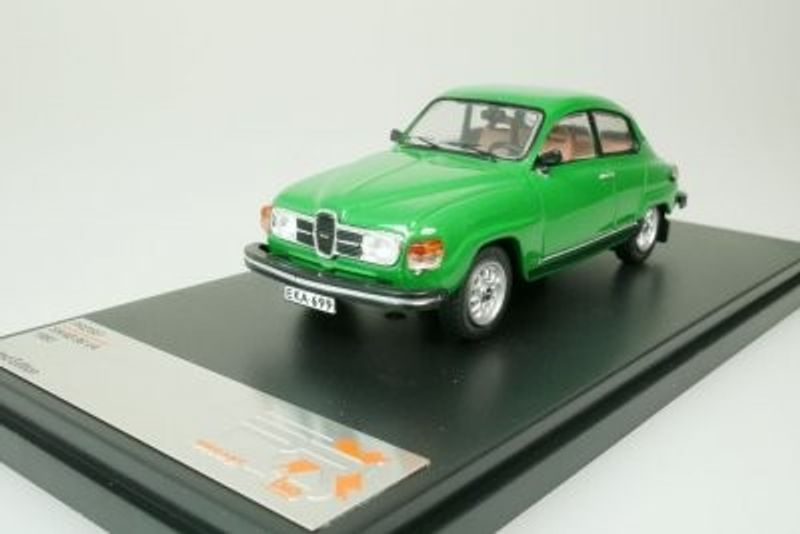 Saab 96 V4 grön 1980 - skala 1:43
