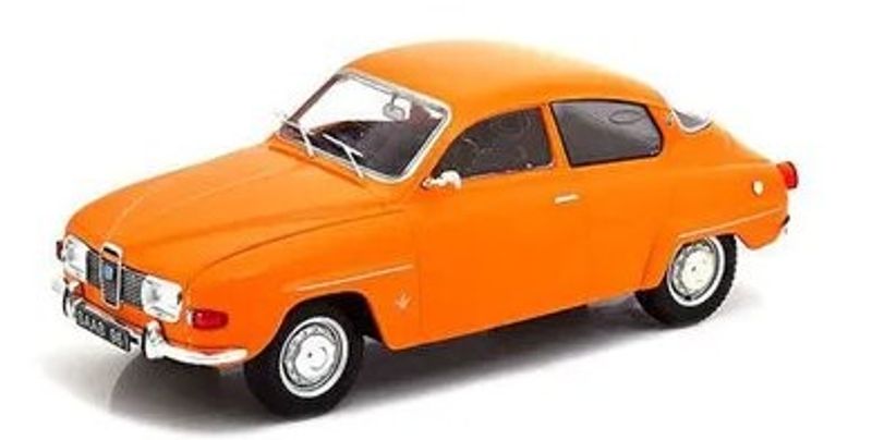 Saab 96 V4 orange - skala 1:24