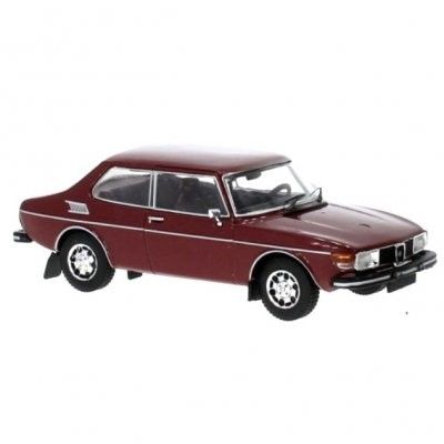 Saab 99 EMS 1972 metallic röd - skala 1:43