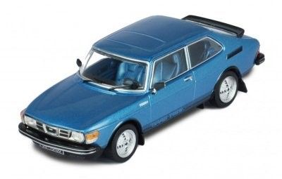 Saab 99 Turbo 1977 blå - skala 1:43