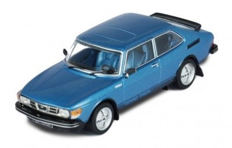 Saab 99 Turbo 1977 blå - skala 1:43