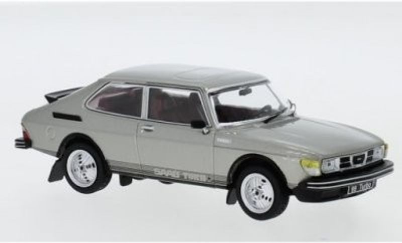Saab 99 Turbo 1977 metallic grå - skala 1:43