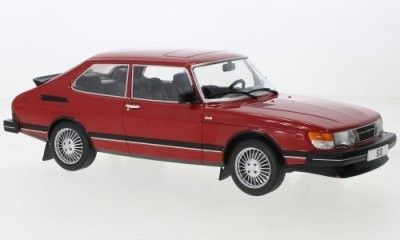 Saab 900 GL 1981 röd - skala 1:18