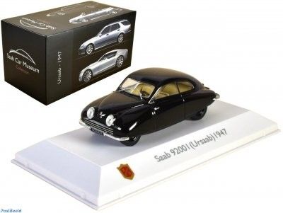 Saab 92001 (URSAAB) 1947 svart - skala 1:43
