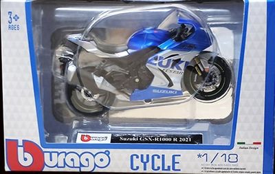 Suzuki GSX-R 1000 R 2021 - skala 1:18