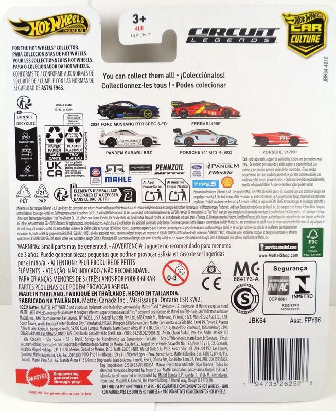 Subaru Pandem BRZ - Hot Wheels Circuit Legends 1:64
