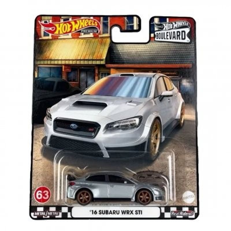 Subaru WRX STI 2016 silver - Hot Wheels 1:64