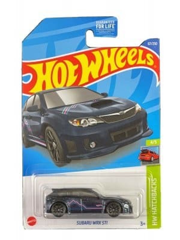 Subaru WRX STI svart - Hot Wheels 1:64