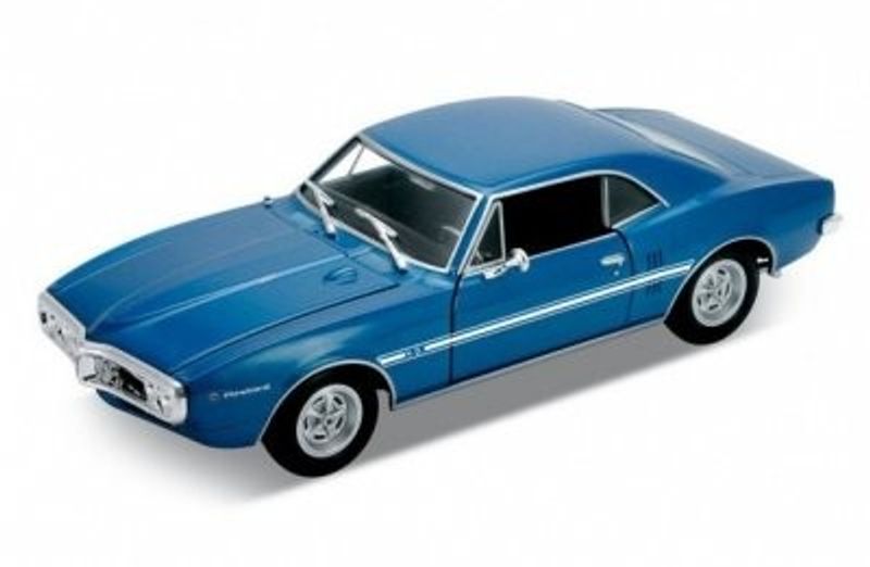 Pontiac Firebird 1967 nlå - skala 1:24