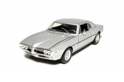 Pontiac Firebird 1967 silver- skala 1:24