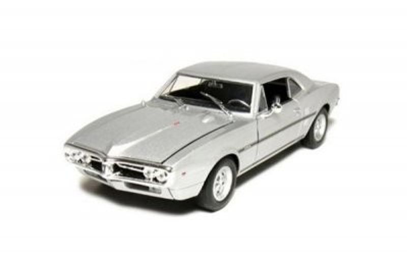 Pontiac Firebird 1967 silver- skala 1:24