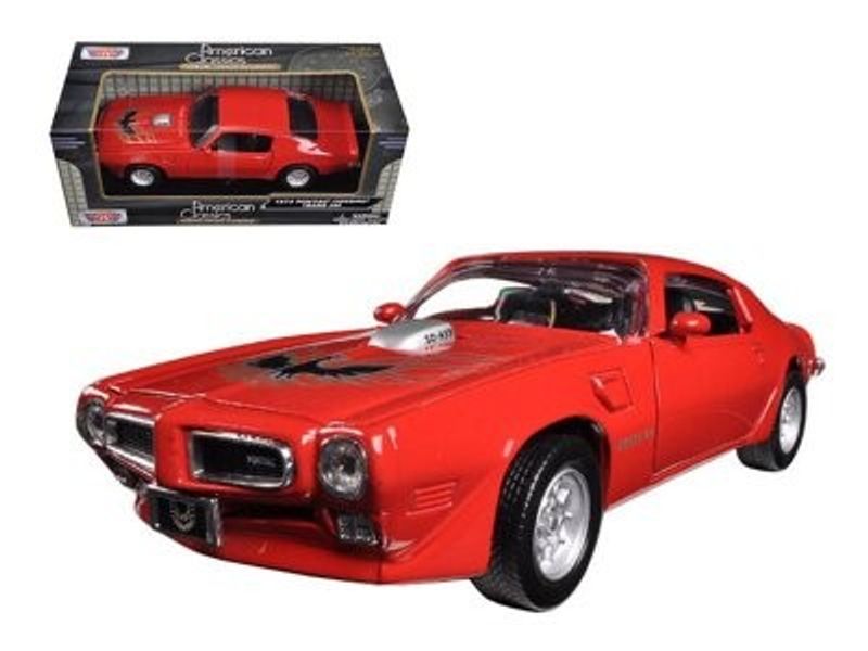 Pontiac Firebird Trans Am 1973 röd - skala 1:24