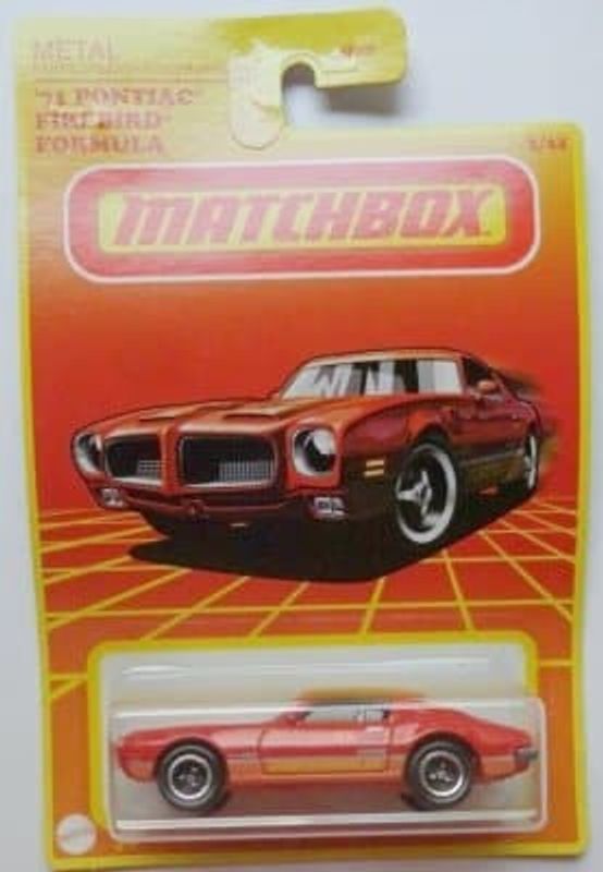 Pontiac Firebird 1971 Formula (Retro) - Matchbox 1:64.