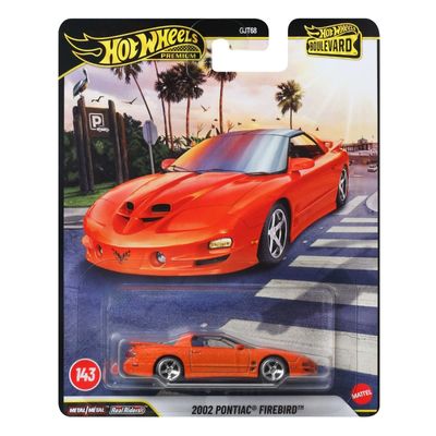 Pontiac Firebird 2002 röd - Hot Wheels Boulevard 1:64