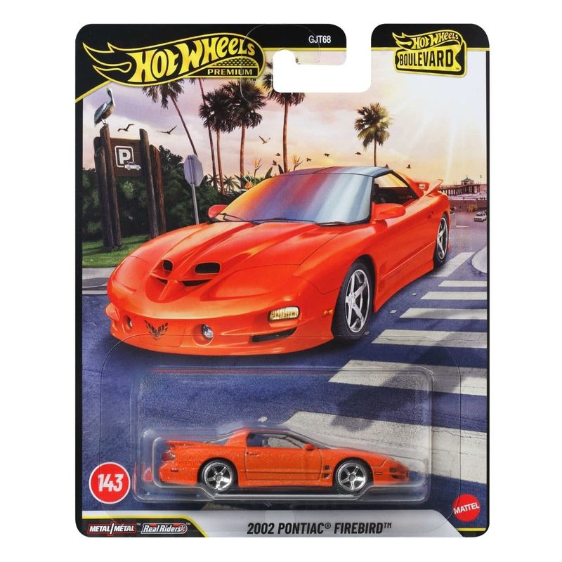 Pontiac Firebird 2002 röd - Hot Wheels Boulevard 1:64