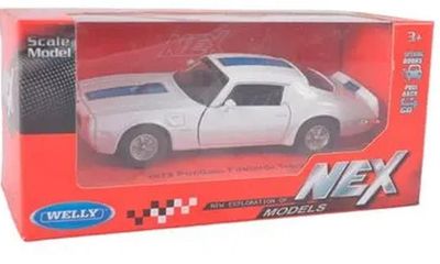 Pontiac Firebird Trans-Am 1972 vit - skala 1:34