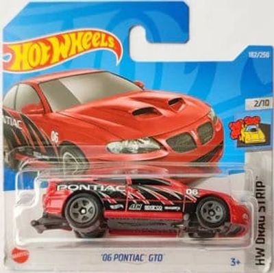 Pontiac GTO 2006 no06 röd - Hot Wheels 1:64